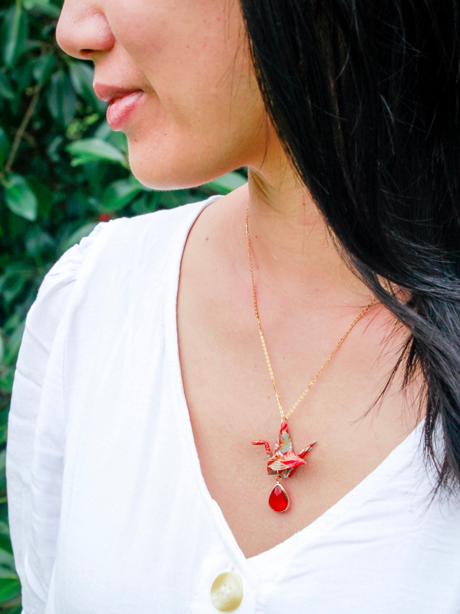 Origami Crane Necklaces