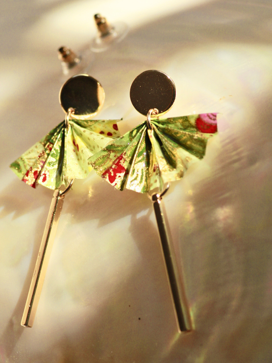 Unique Mother’s Day Gift for Mom | Origami Fan Earrings Australia