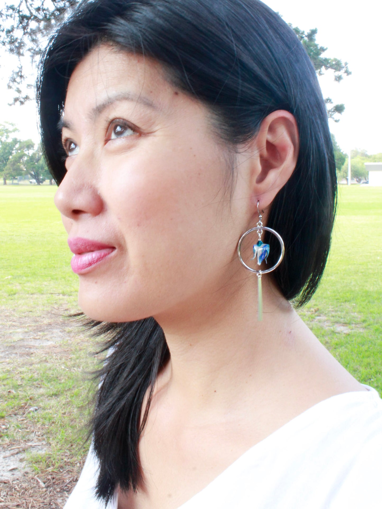 origami-tulip-earrings-silver-blue