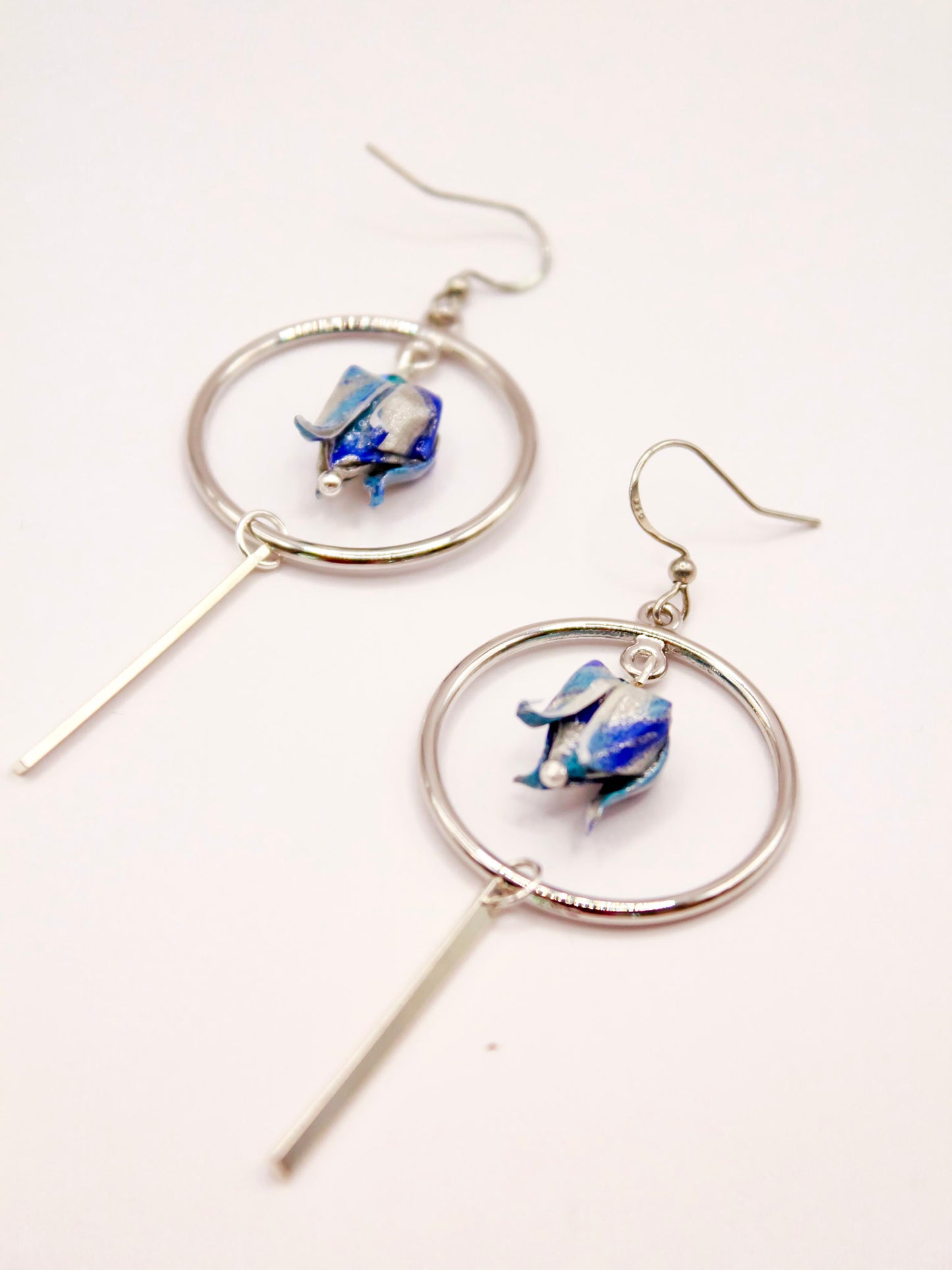 Origami-Tulip-Earrings-silver