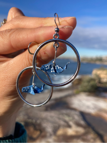Silver Sea Whale Earrings: A Glimpse of Ocean Serenity
