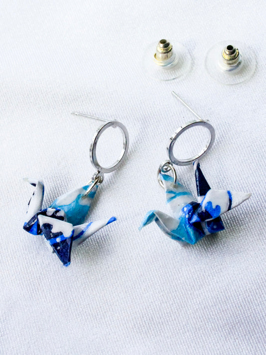 Handmade Origami Crane Set – Ocean Breeze Jewellery Bundle