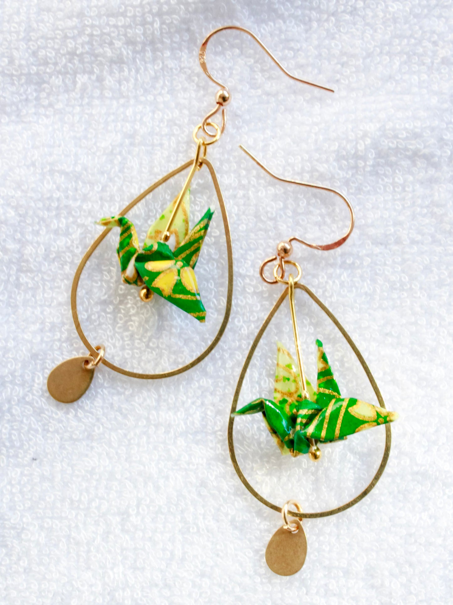 Whimsy-Crane-Teardrops-Artful-Flip-Earrings