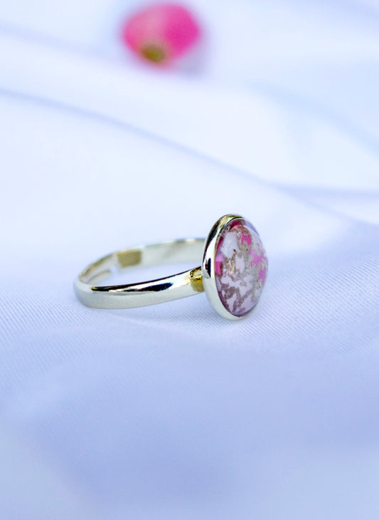 Handmade Washi Paper Ring – Spring Reverie Origami Design