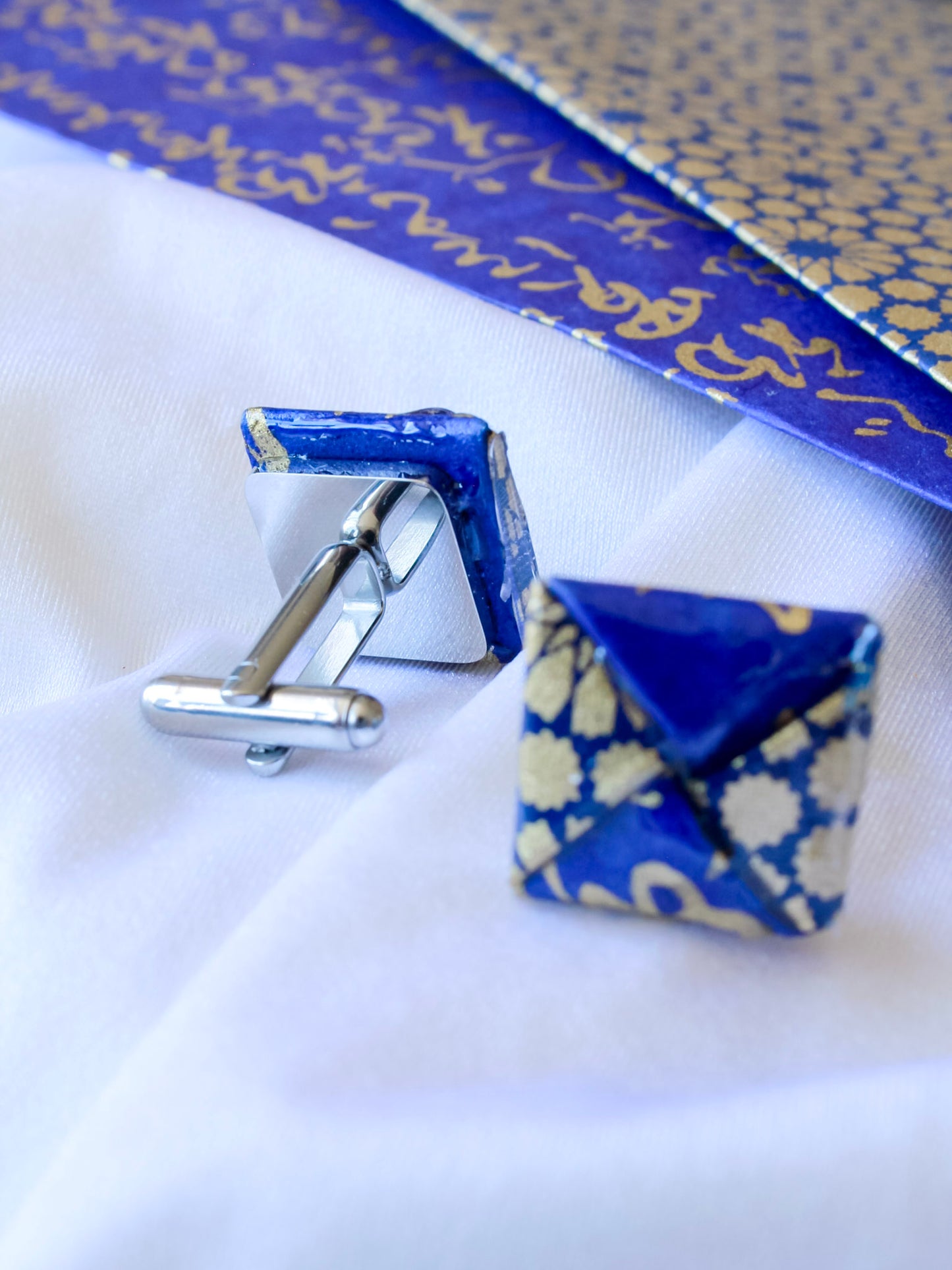 Custom Cufflinks for Men – North Star Origami Handmade Design