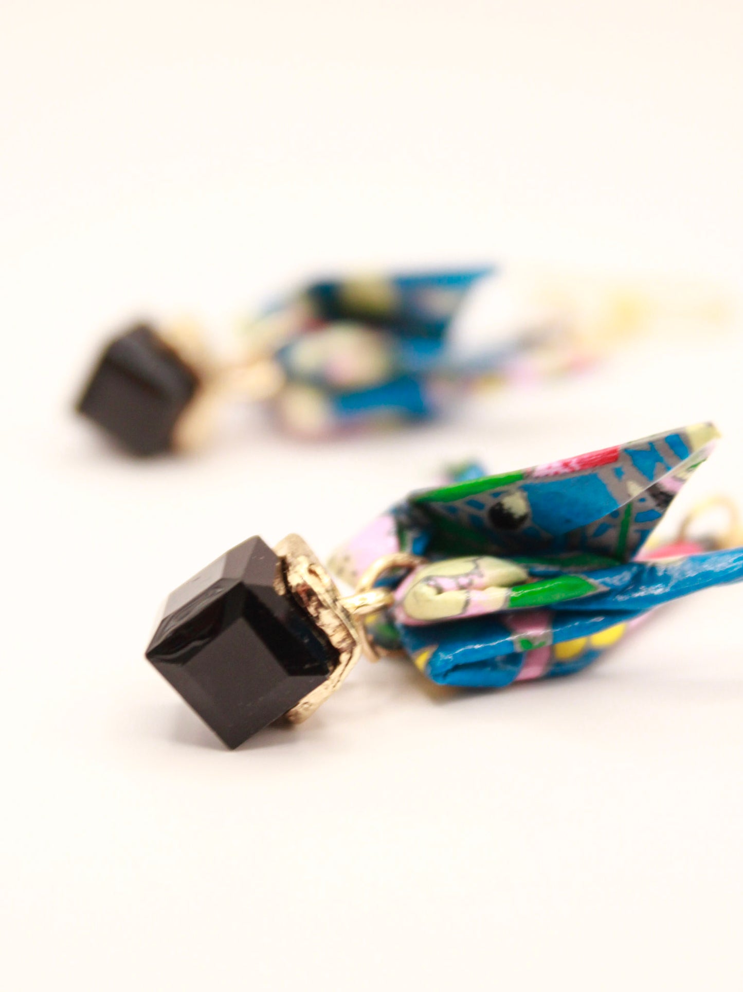 Origami-Crane-Earrings