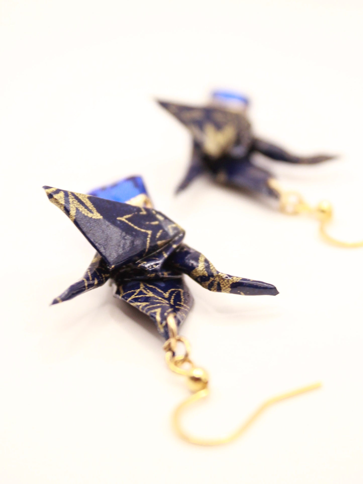 Origami-Crane-Earrings