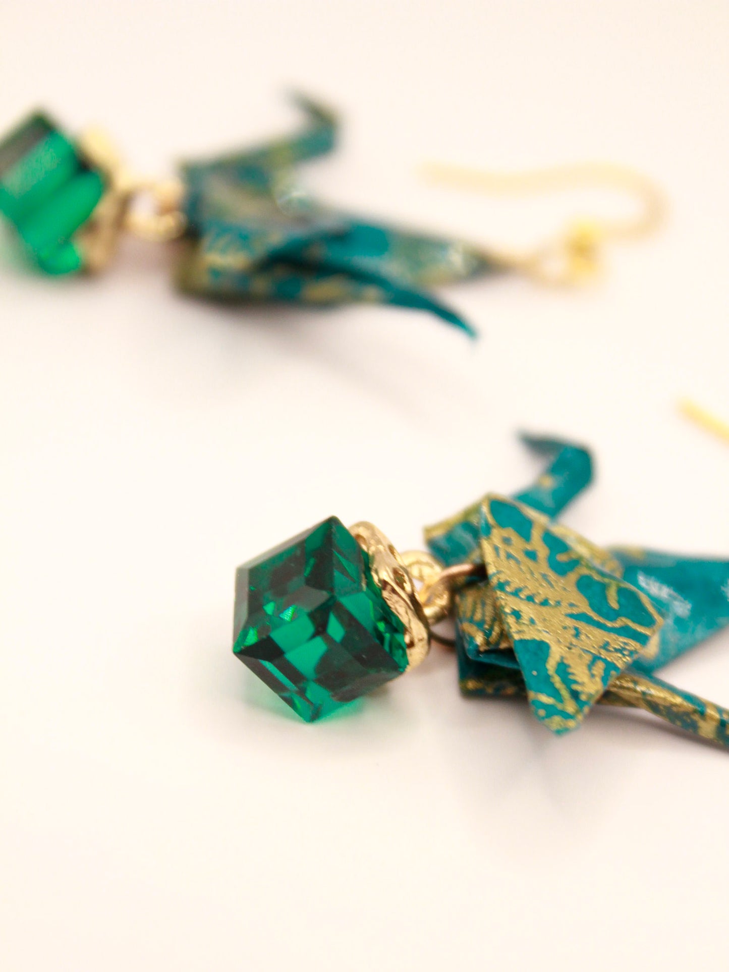 Origami-Crane-Earrings