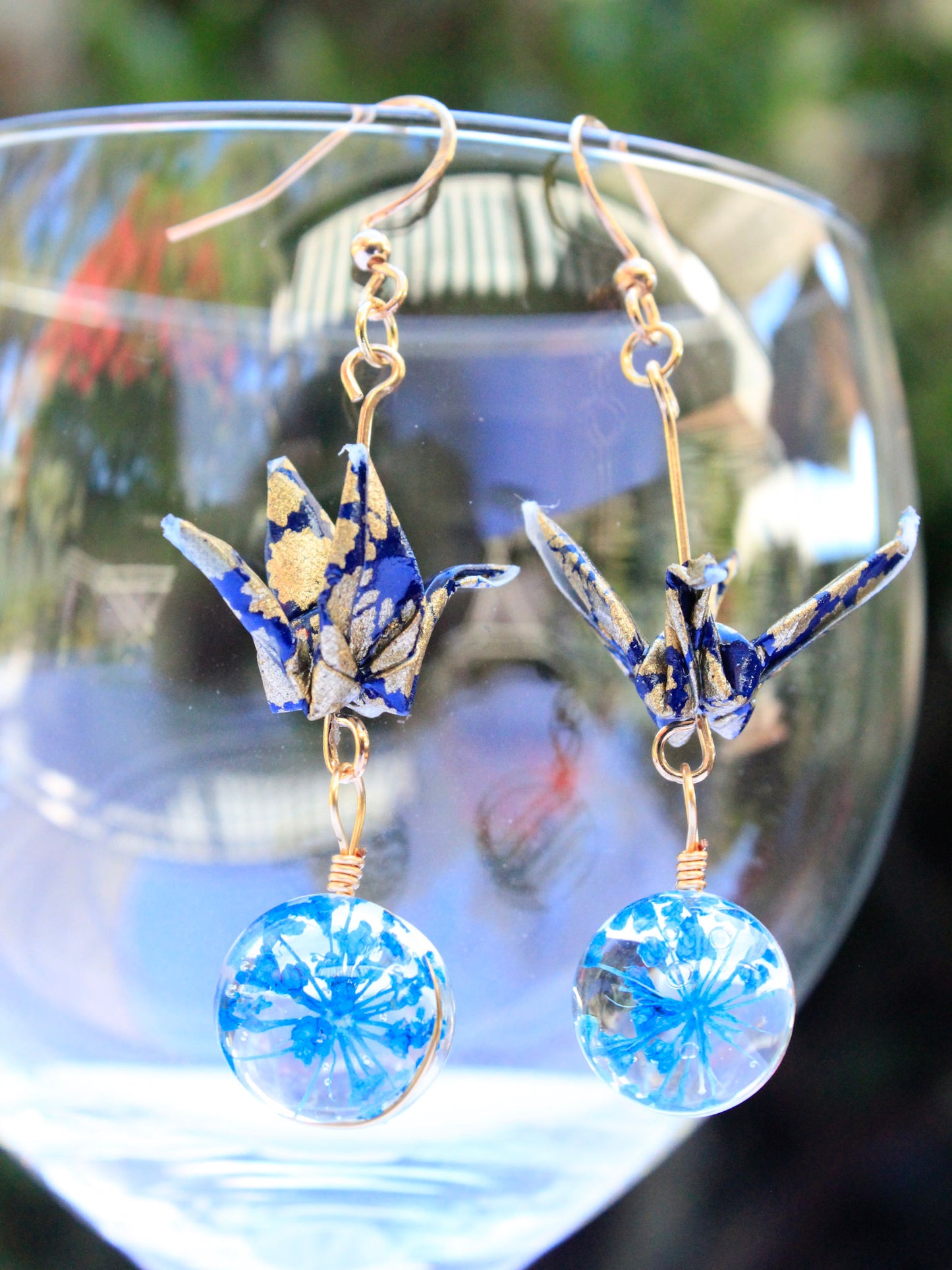 origami-crane-earrings-navy-gold