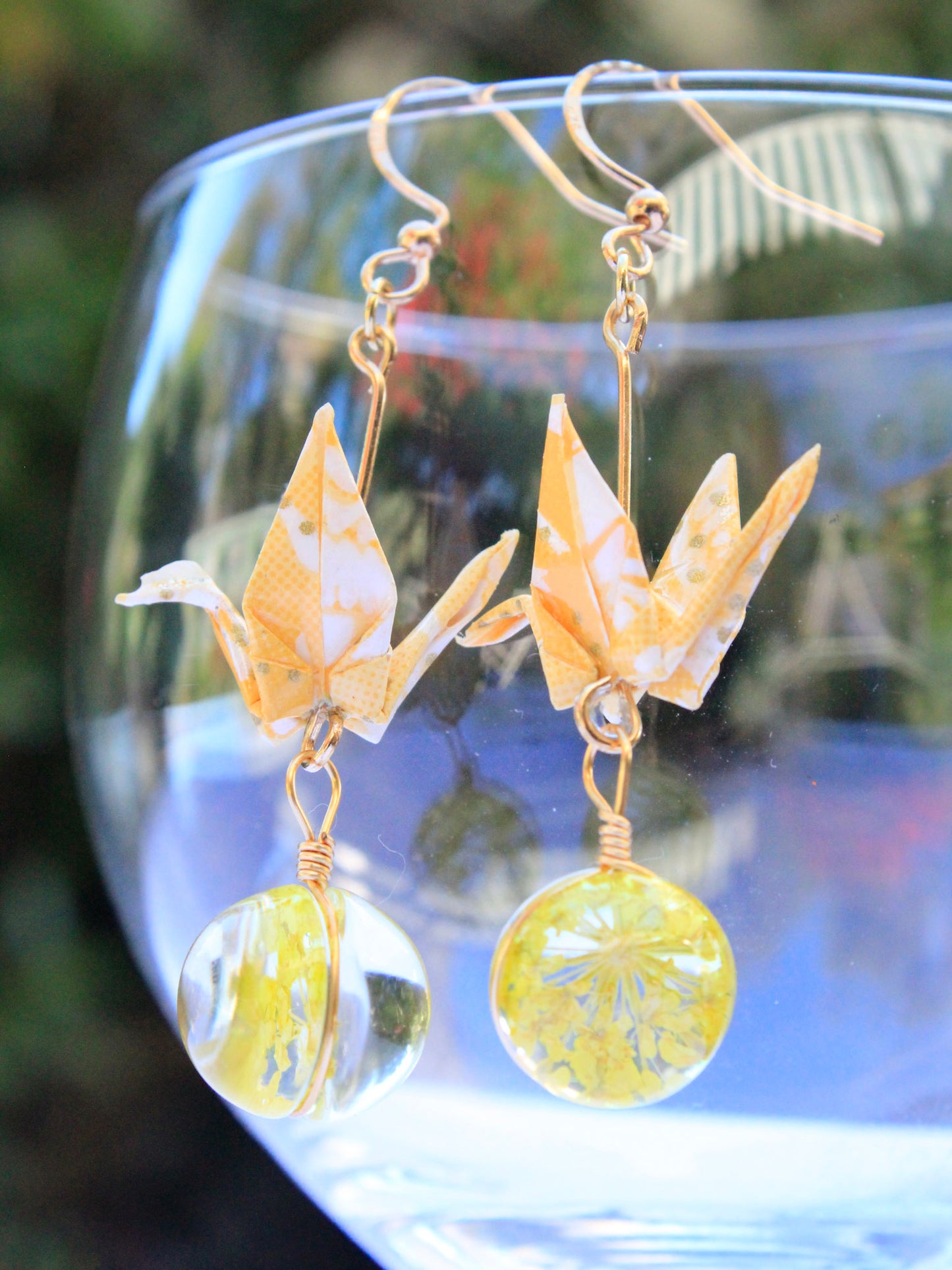 origami-crane-earrings-yellow-spark