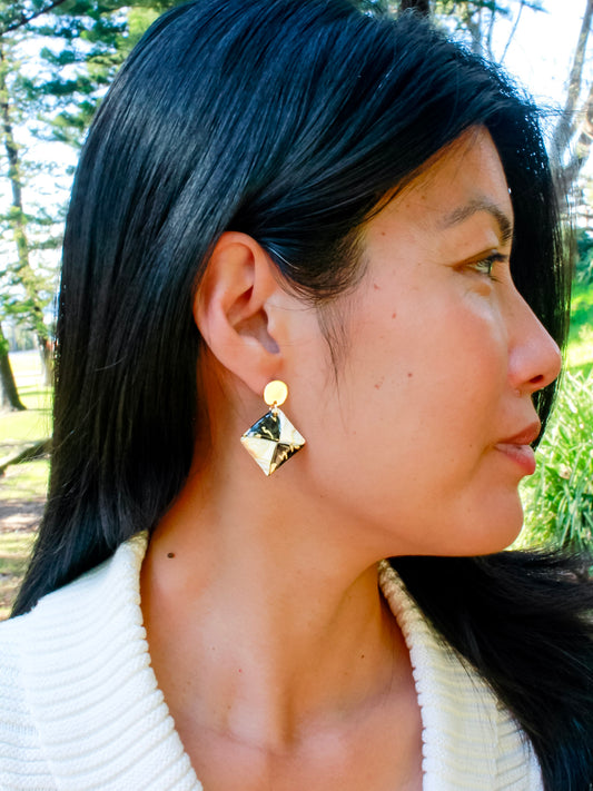 Handmade Origami Stud Earrings