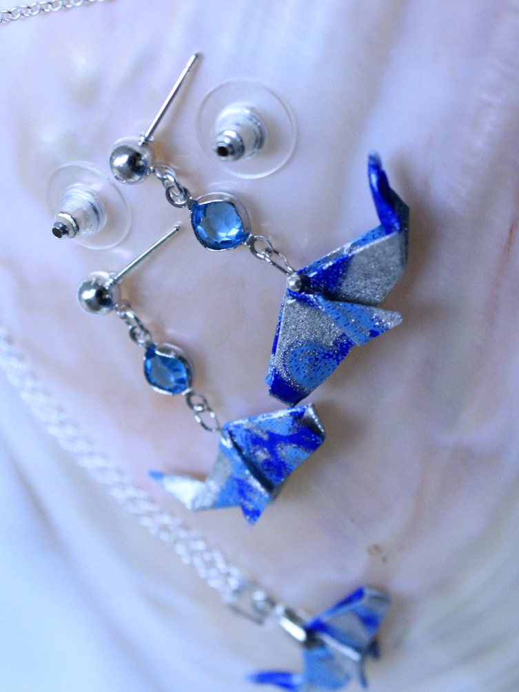 Ocean Serenity Earrings and Necklace Set