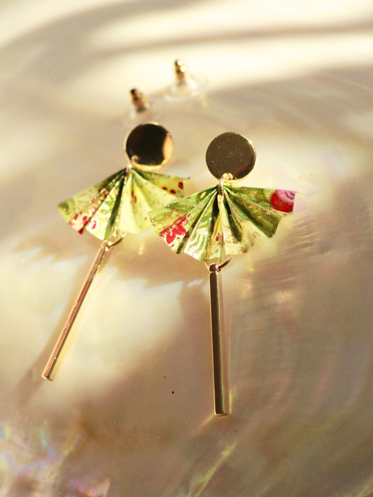 Unique Mother’s Day Gift for Mom | Origami Fan Earrings Australia