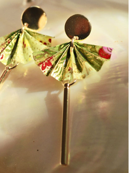 Unique Mother’s Day Gift for Mom | Origami Fan Earrings Australia