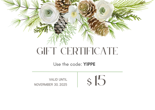 $15 gift card