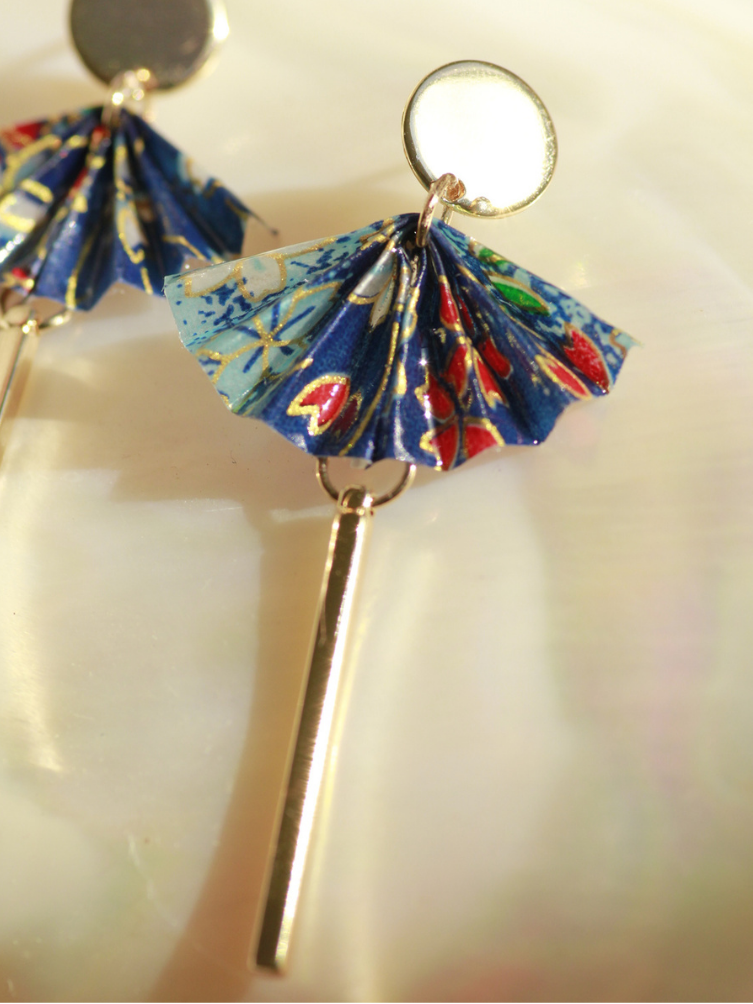 Unique Mother’s Day Gift for Mom | Origami Fan Earrings Australia