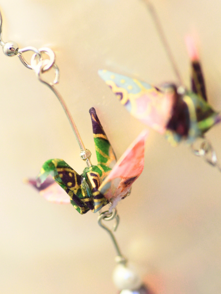Unique Mother’s Day Gift for Mom | Origami Crane Earrings Australia