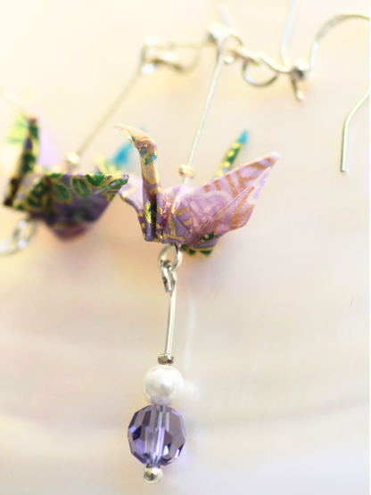 Unique Mother’s Day Gift for Mom | Origami Crane Earrings Australia