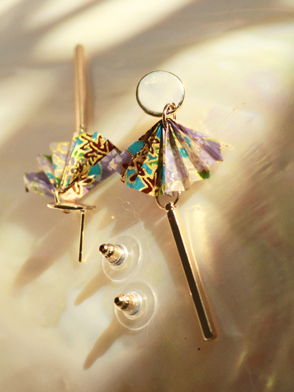 Unique Mother’s Day Gift for Mom | Origami Fan Earrings Australia