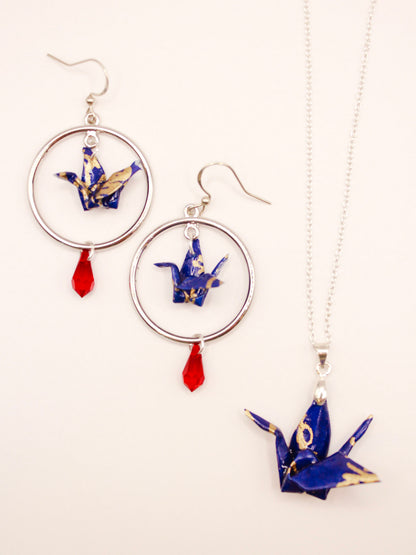 origami-crane-blue-nature-inspired-jewellery