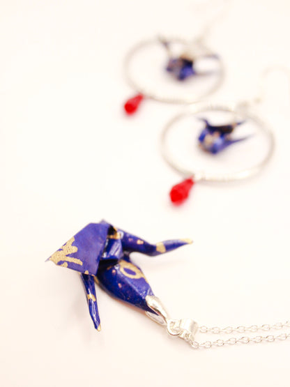 elegant-origami-crane-earrings-necklace-bundle