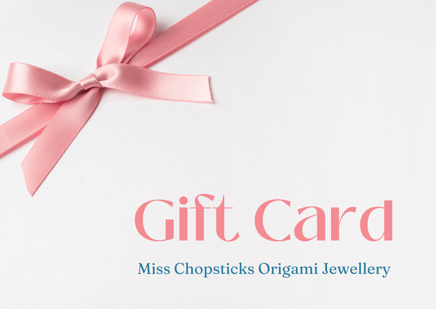 Miss Chopsticks Gift Card