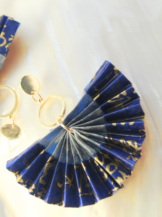 Mother’s Day Gift Origami Fan Earrings