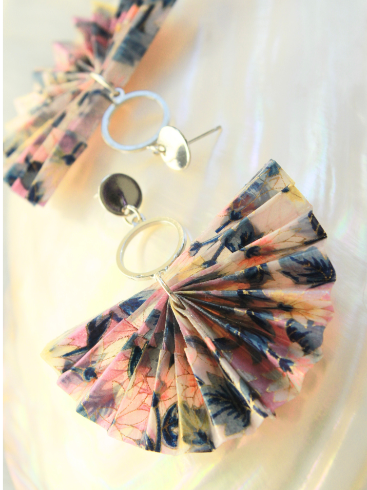 Mother’s Day Gift Origami Fan Earrings