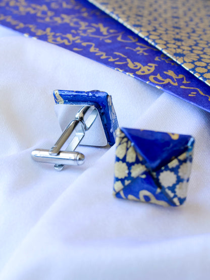 Custom Cufflinks for Men – North Star Origami Handmade Design