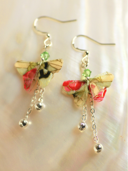 Origami Butterfly Earrings – Swarovski Crystal | Meaningful Gift Australia