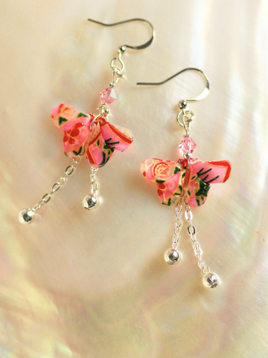 Origami Butterfly Earrings – Swarovski Crystal | Meaningful Gift Australia