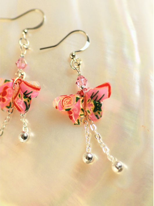 Origami Butterfly Earrings – Swarovski Crystal | Meaningful Gift Australia