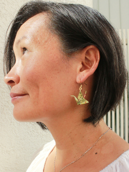 Minimal Origami Crane Earrings | Mother’s Day Gift for Mom Australia