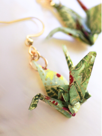 Minimal Origami Crane Earrings | Mother’s Day Gift for Mom Australia