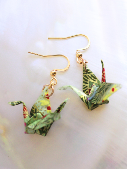 Minimal Origami Crane Earrings | Mother’s Day Gift for Mom Australia