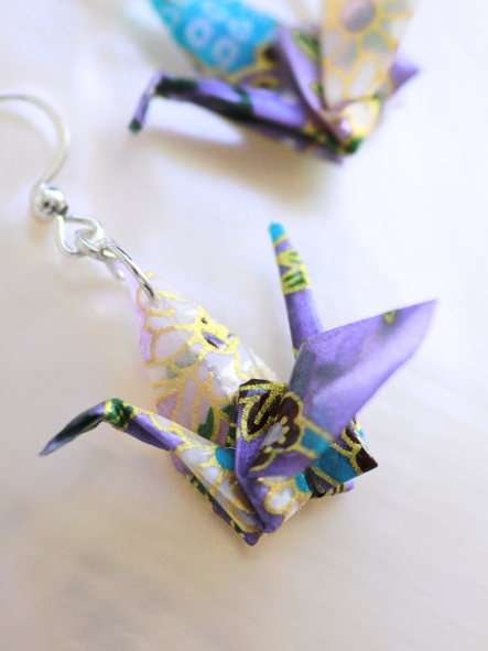 Minimal Origami Crane Earrings | Mother’s Day Gift for Mom Australia