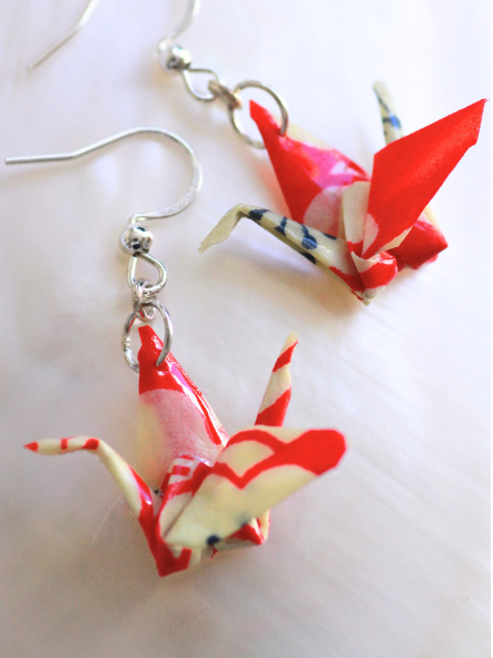 Minimal Origami Crane Earrings | Mother’s Day Gift for Mom Australia
