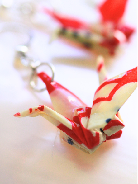 Minimal Origami Crane Earrings | Mother’s Day Gift for Mom Australia