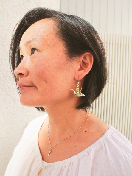 Minimal Origami Crane Earrings | Mother’s Day Gift for Mom Australia