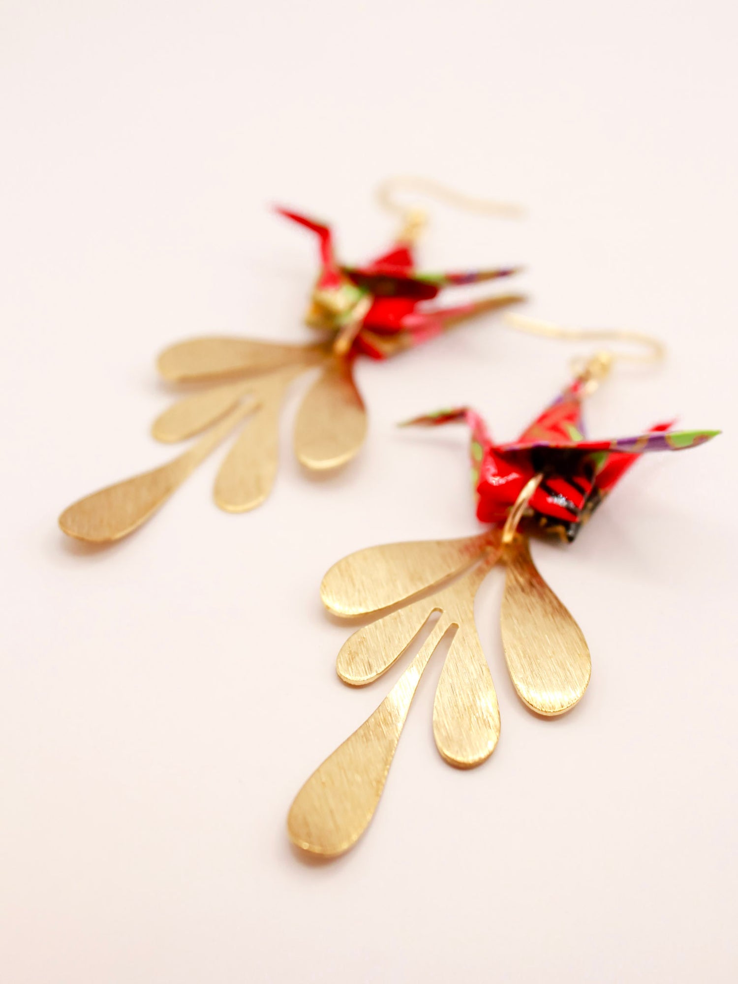 Origami-Crane-Statement-Earrings