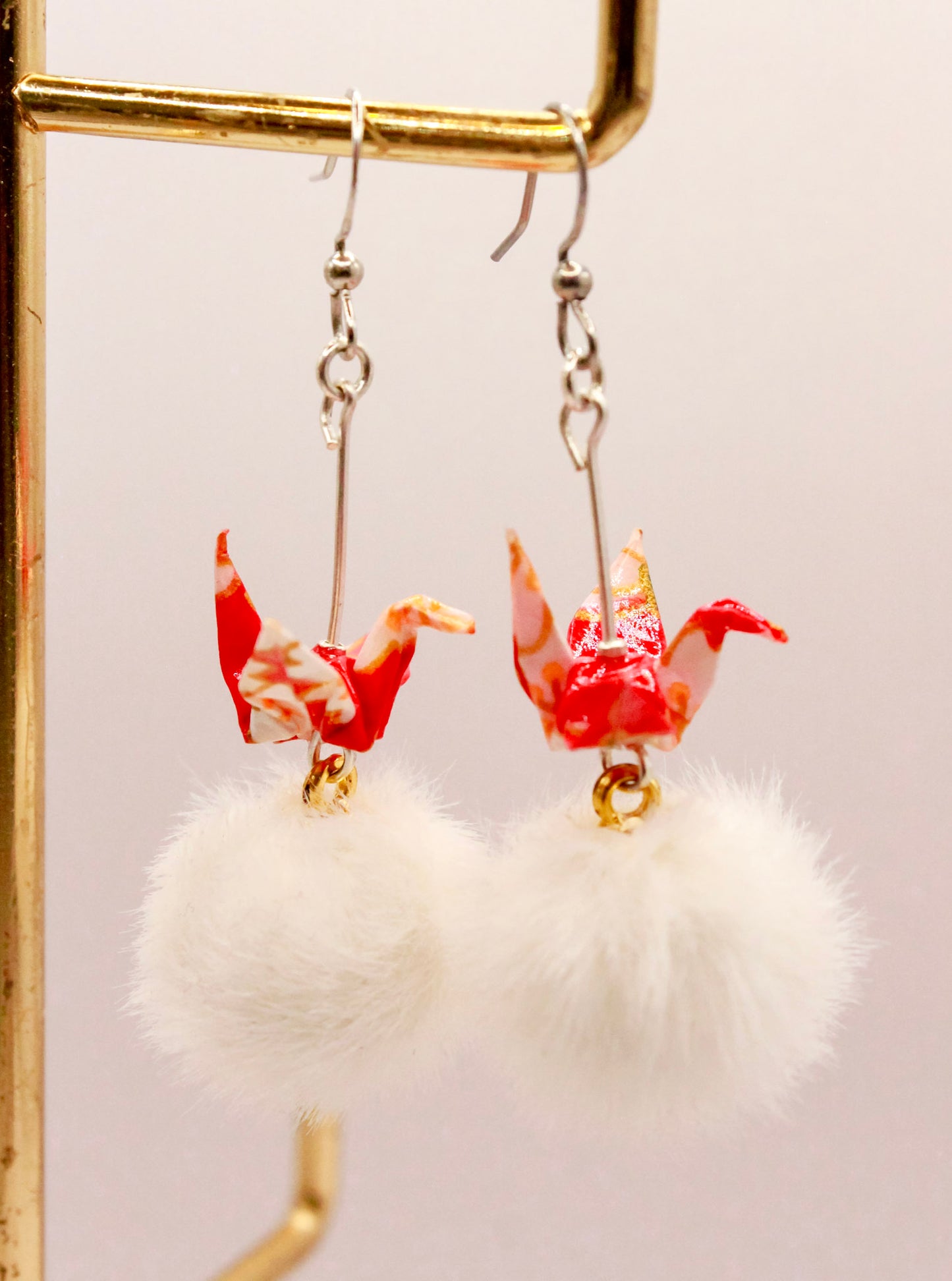 origami-crane-earrings-with-pom-pom