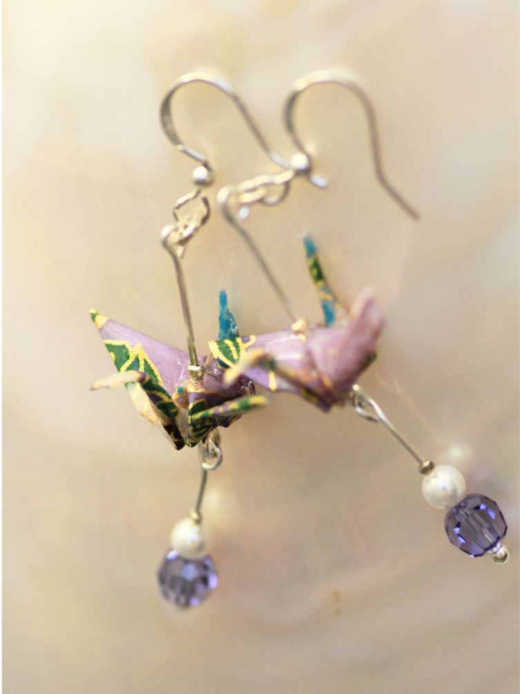 Unique Mother’s Day Gift for Mom | Origami Crane Earrings Australia