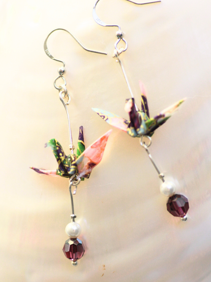 Unique Mother’s Day Gift for Mom | Origami Crane Earrings Australia