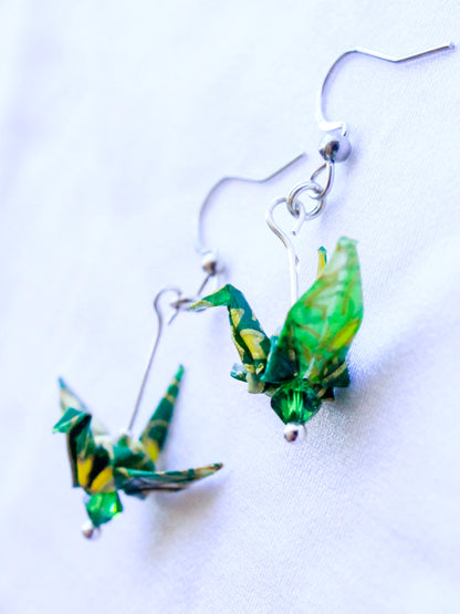 Unique Mother's Day Gift for Mum | Origami Crane Earrings Australia