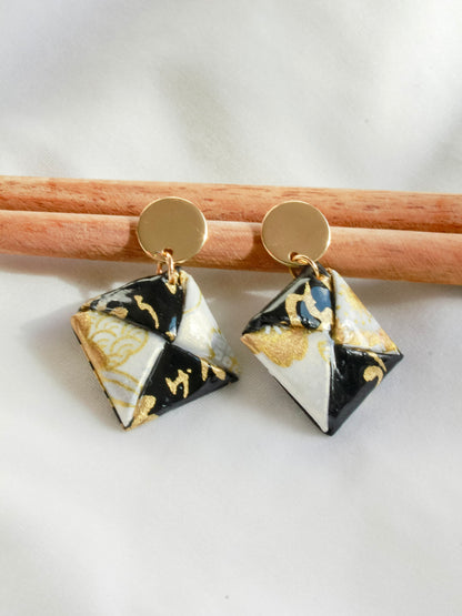 Handmade Origami Stud Earrings
