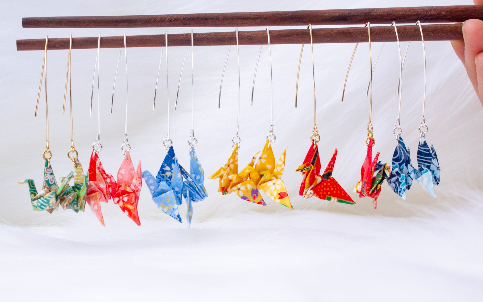 origami-crane-earrings-washi-paper